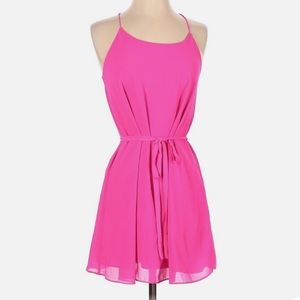 Pink mini dress!